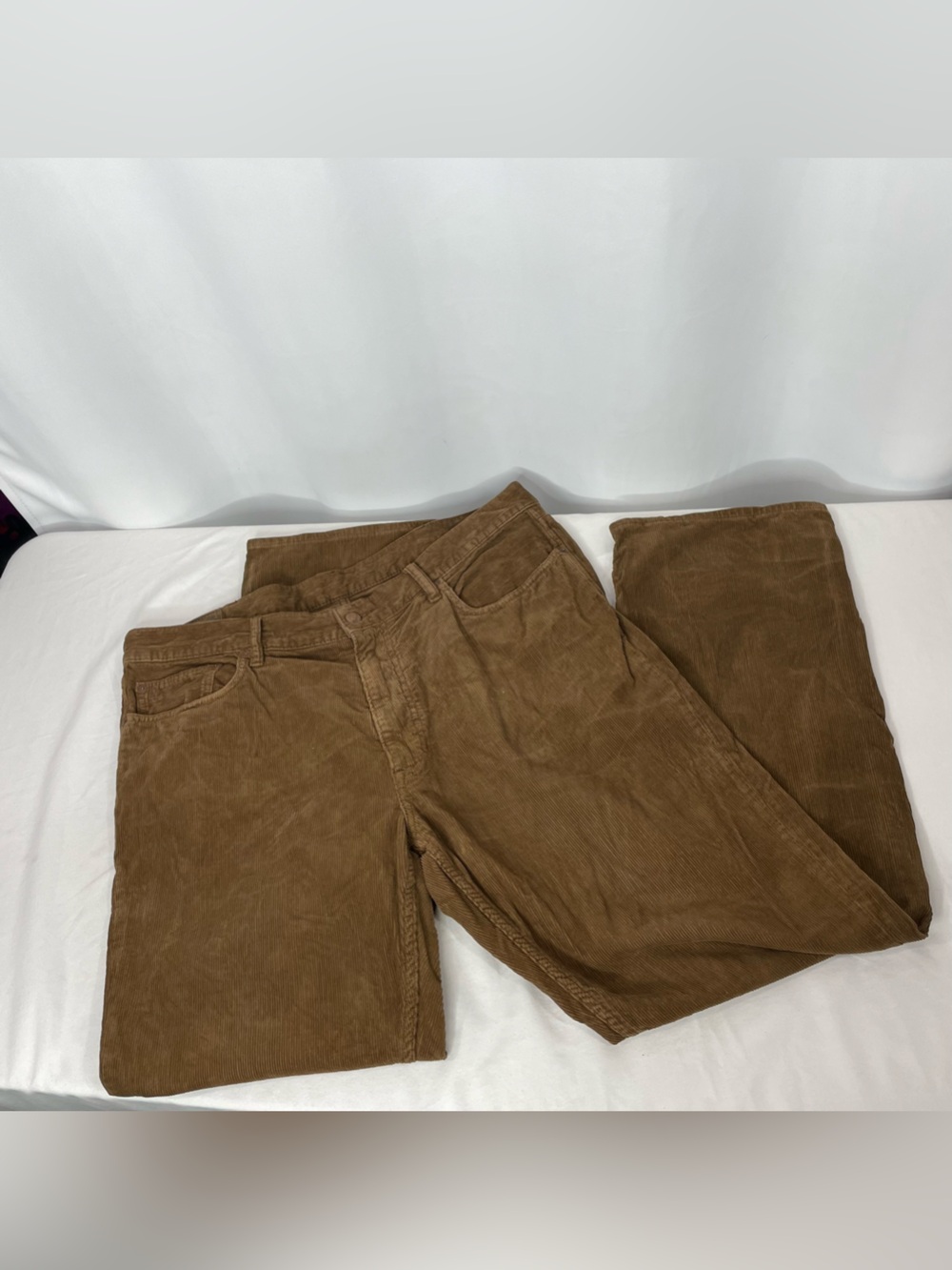 Polo Ralph Lauren Camel Brown Corduroy Pants 38x30 100% Cotton Classic Preppy